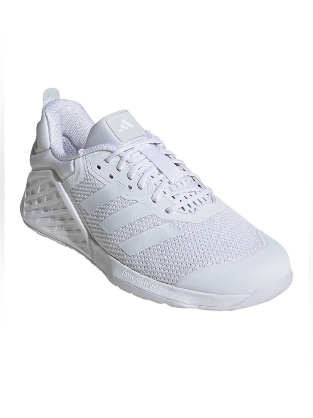 Adidas White Mesh Athletic Sneakers